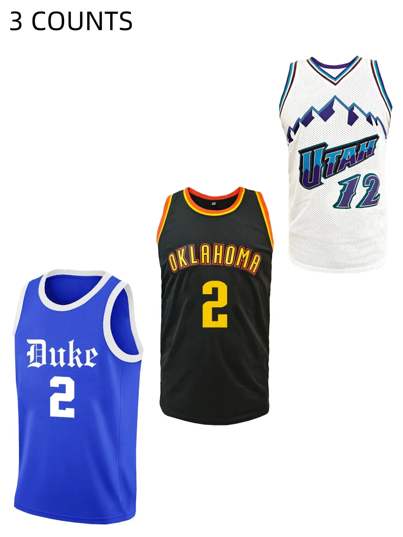 Blue & Black & White