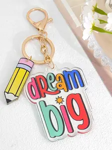 Graduation Book Shape Keychain, Acrylic Book Pendant, Perfect for Backpacks and Pen Bags, Ideal Gift for Students and Teachers