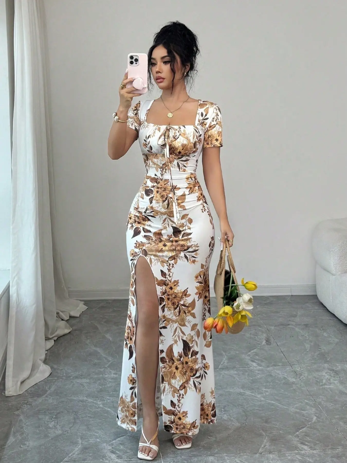 fish cut dresses Maroon Fish Cut Gown | Party Wear Gown