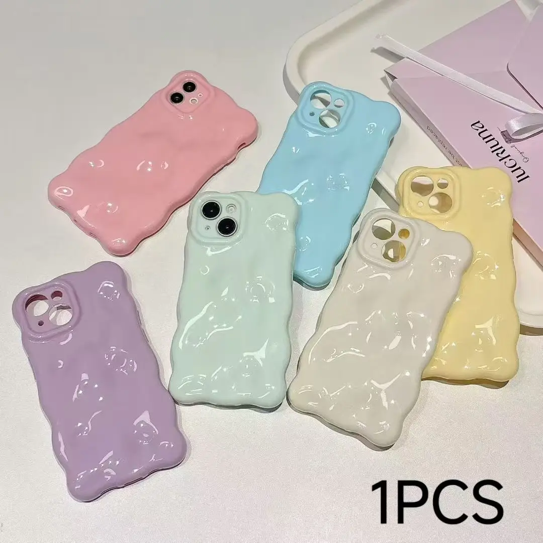 Creative cloud-shaped design, compatible with iPhone 17 Pro Max, 16/15/14 Pro, drop-proof, durable TPU, exquisite, cute, girly, simple, stylish, protective case, Casing