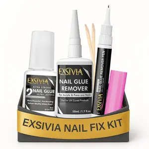 Exsivia Nail Fix Kit – Nail Glue, Remover & Pen Cutics Salon