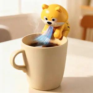 Shiba Inu Mini Desk Fan, Adorable USB Air Blower For Coffee Tea, TikTok Viral Cooling Gadget