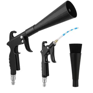 High Pressure Car Interior Cleaning Gun Interior Dryer Hair Dryer Car Detail Gun Fast Drying Blows Away Dust and Dirt Using Air