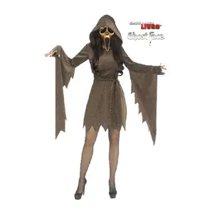 Golden Shimmer Scream Ghostface® - Licensed Costume - Women - 2 Sizes