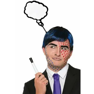 Bubble Thought Headband Dry Erase Board – Wearable Whiteboard for Costumes, Pranks & Laughs! 💭😂