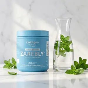 ZAREBLY Grass Fed Collagen Peptide Powder 20oz, Hydrolyzed Protein Supplement With 18 Essential Amino Acids, Skin Hair Nail Joint Daily Wellness pre workout Organic Superfood Boost gym edible dietary tiktokshopspringglowup