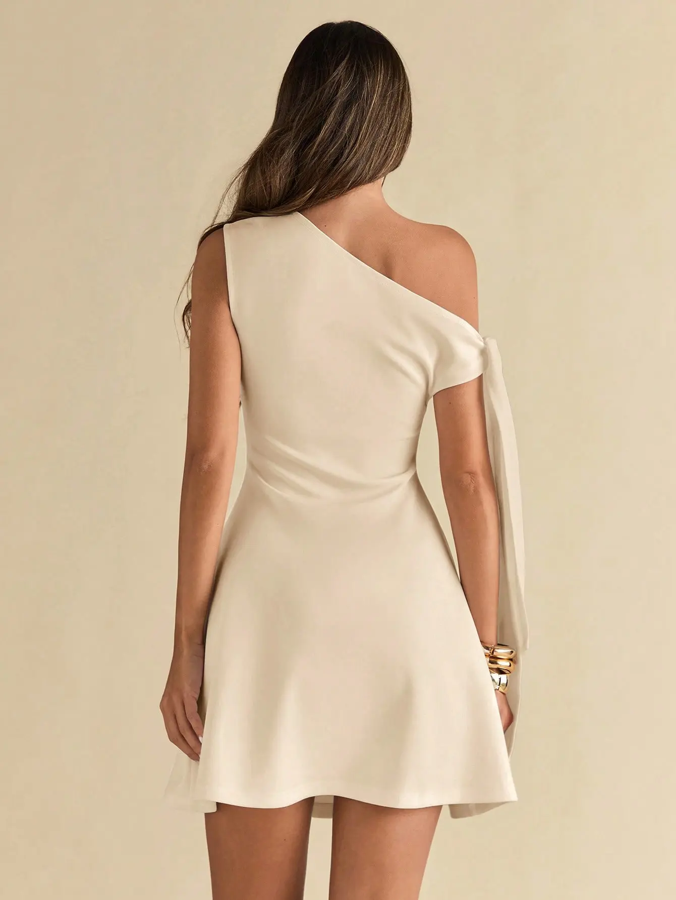 bodycon dress with ruffle hem beachsissi V Neck Solid Ruffle Hem Bodycon Dress – Beachsissi main image 1