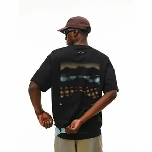 FPA Men's Cooling Quick-Dry Crew Neck Short-Sleeve T-Shirt – Polka Dot Print, Summer Outdoor Athletic Tee, Matching Couple Style