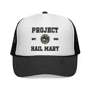 Project Hail Mary Trucker Cap, Sci-Fi Book Inspired Mesh Hat, Space Mission Vintage Style Cap Gift for Fans