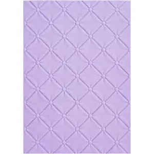 Tufted 3D Embossing Folder for Card Making, Clear Plastic Texture Fades Embossing Folder Template for Scrapbooking and Other Paper Craft