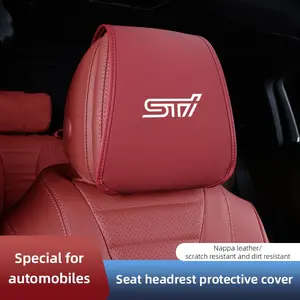 Car Headrest Covers Seat Head Rest Protector Auto Front Seat Rest Decoration For Subaru Crosstrek Forester Outback Impreza BRZ WRX Ascent REX Solterra Levorg XV Legacy Exiga Tribeca