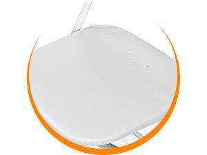 VINGLI 4/6/10 Pack White/black Plastic Folding Chair, Indoor Outdoor Portable Stackable Commercial Seat with Steel Frame 350lb. Capacity for Events Office Wedding Party Picnic Kitchen Dining