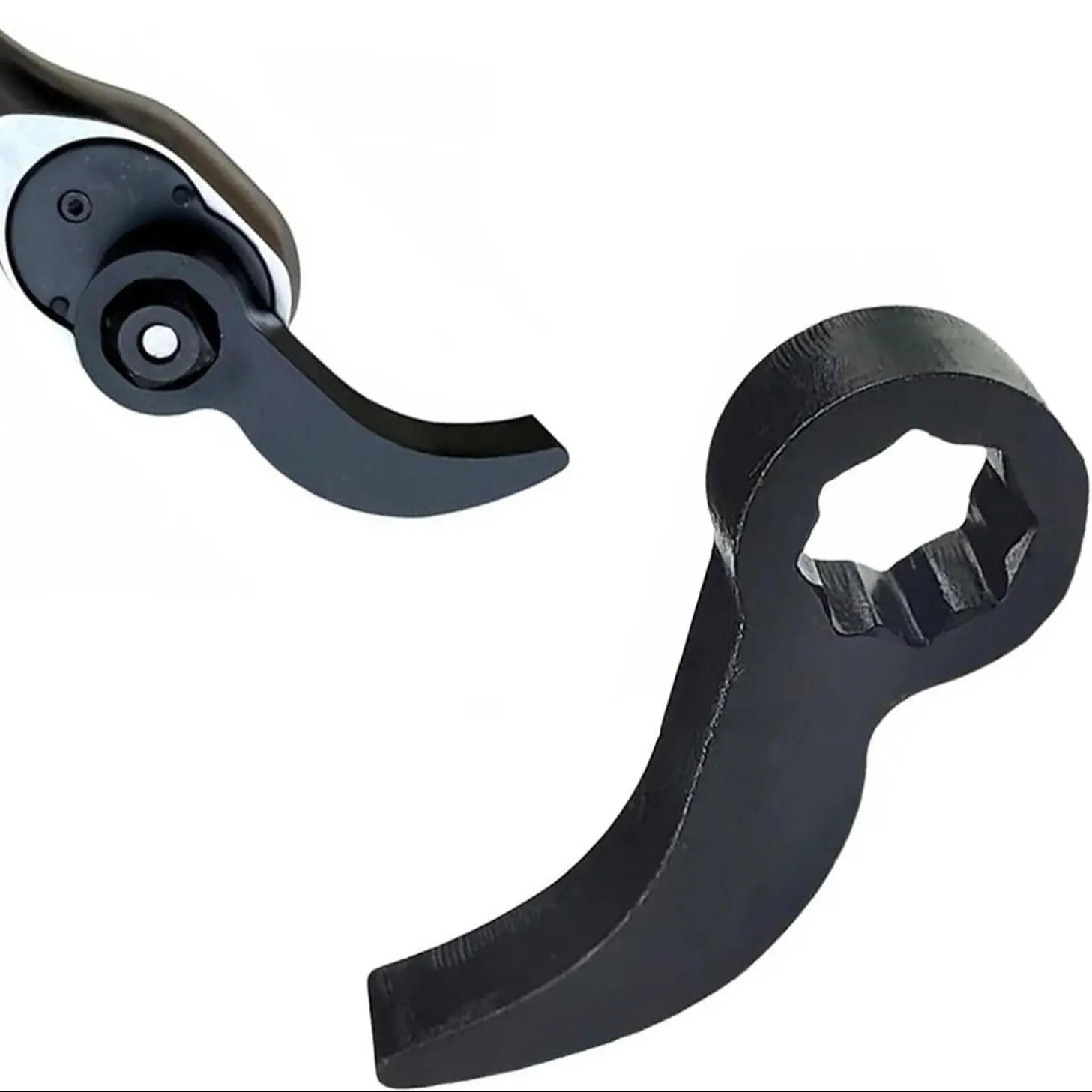 Pry Bar Wrench Adaptor Head, Upgraded Thickening Half Shaft Crowbar Adapter Repairing Head Tools, Head Fits 3/8" Drive Ratchets, Heavy Duty, Hardware