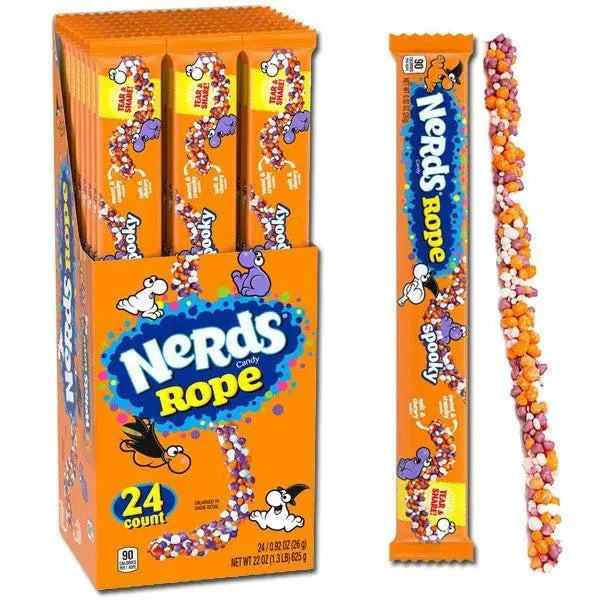 ThayerNerds Halloween Rope Spooky Chewy Candy 0.92oz 24ct