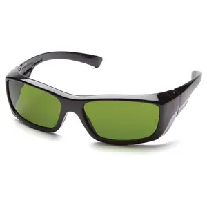 Pyramex Emerge Safety Glasses Black Frame IR Shade 3.0 Lens