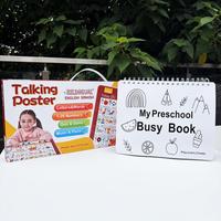 English-Spanish Alphabet-Red+Busy book