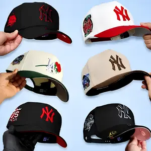 New Era MLB 59FIFTY Snapback Cap - NY Yankees/LA Dodgers Anniversary Patch, Unisex Classic Sport Streetwear, Adjustable Fit Sports Collectible Headwear