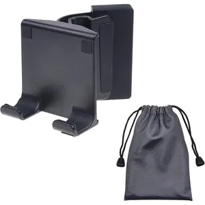 Smartphone Clip- Holder - Attaches to  and Laptops - Adjustable Mount for Slim or Thick Monitors (up to 25mm) - with A Universal Phone Dock/Stand