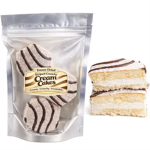 Freeze Dried Fudge Striped Crunchy Cakes (3 Pack) - Fast Shipping