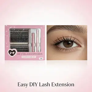 DIY Eyelash Extension Kit 40D – Full Volume Glam (4 Pieces)