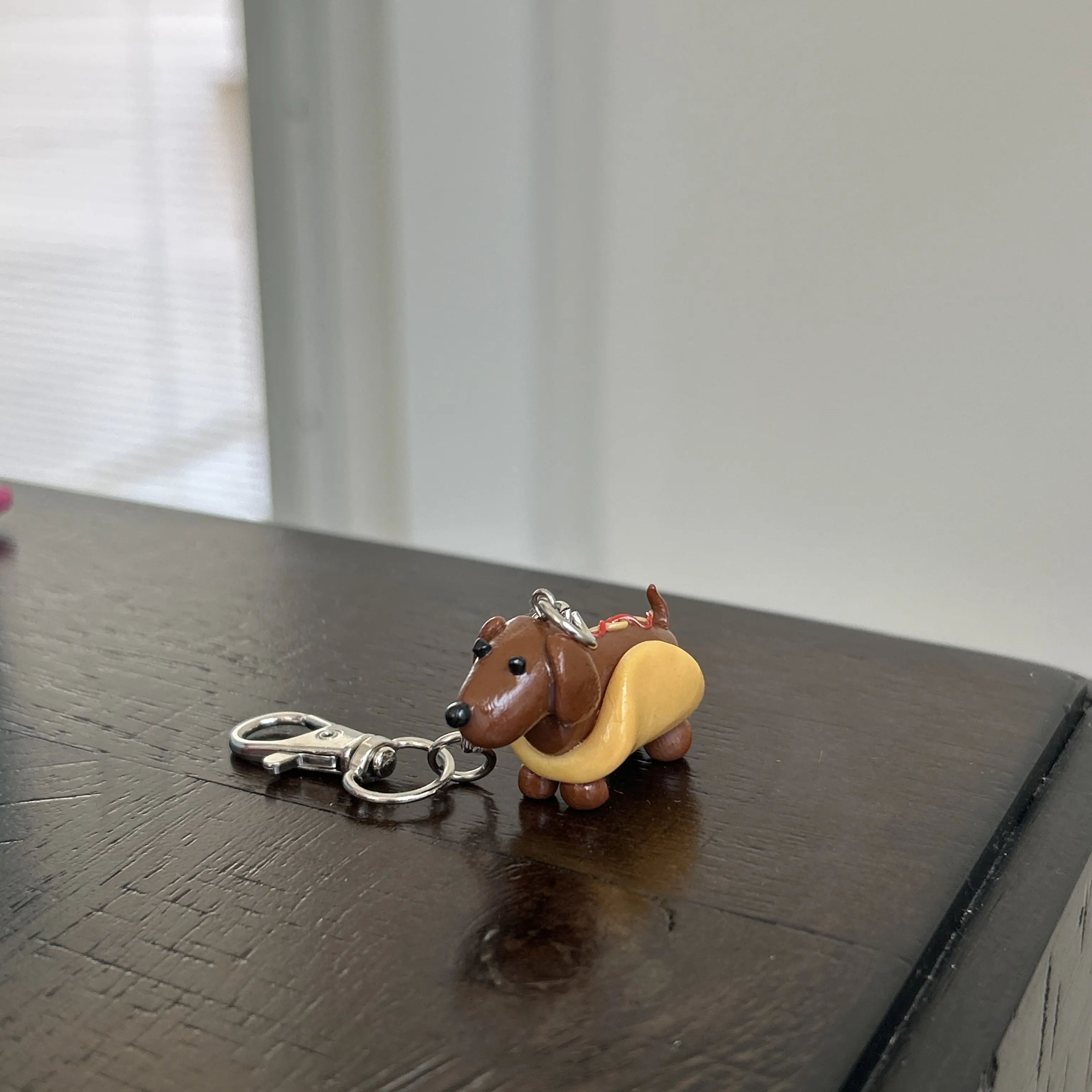 Hot Dog Keychain