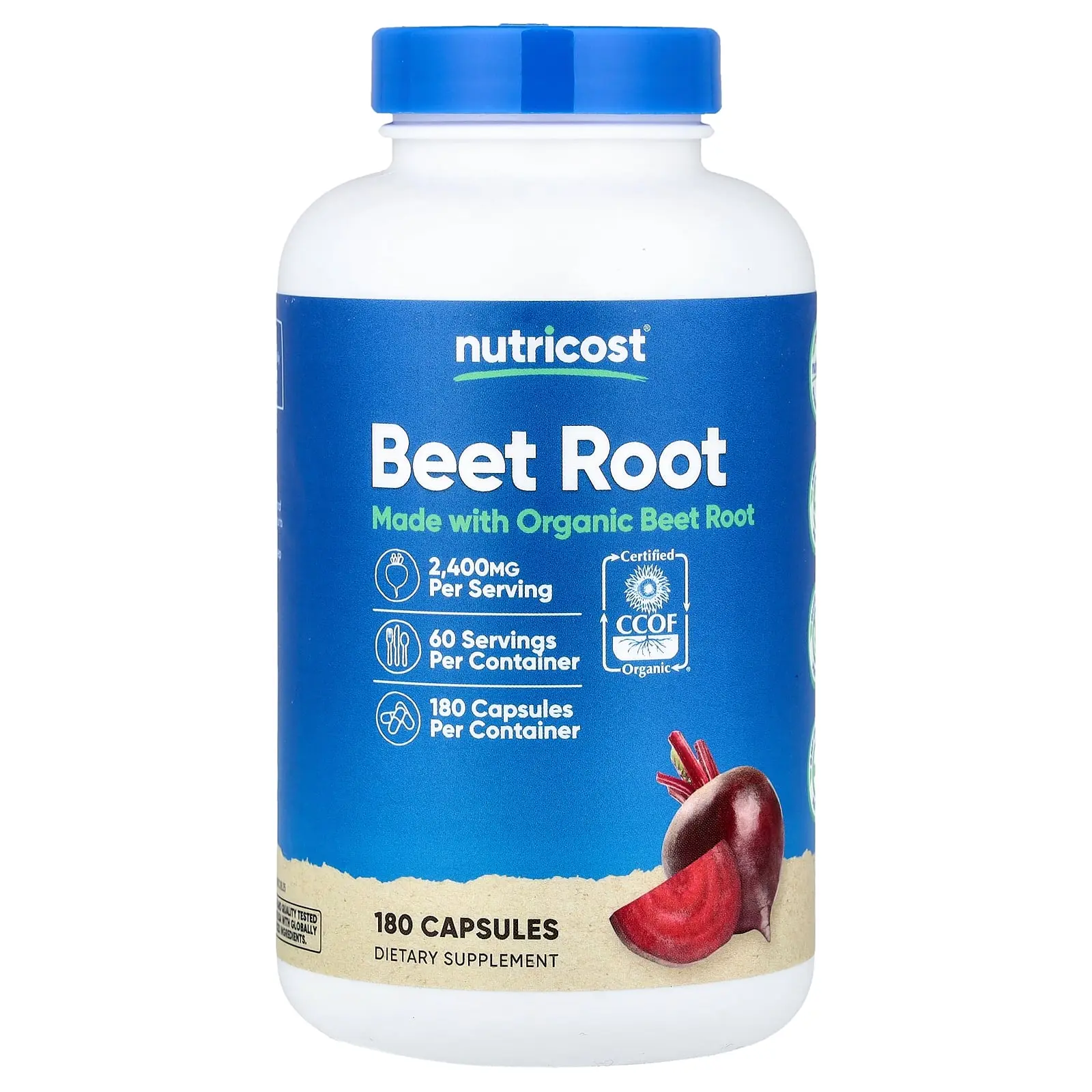 Nutricost Beet Root, 180 Capsules (800 mg per Capsule)