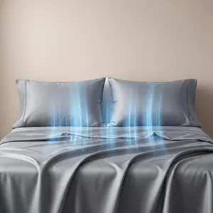 Extra Deep Pocket Bamboo Fiber Sheets Set - Breathable And Cooling Bed Sheets