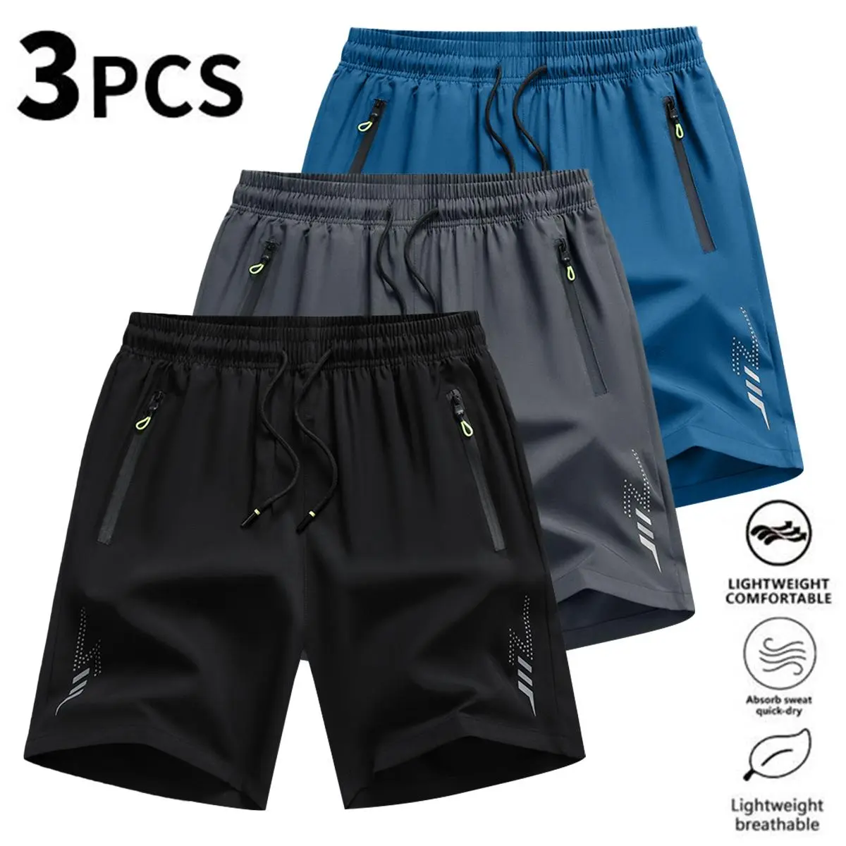 Black + Dark Gray + Lake Blue