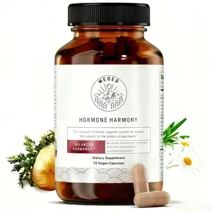 Hormones Hormone Harmony – Menopause Relief for Women – 72 Vegan Capsules – Hot Flashes, Night Sweats, Mood Swings Support Healthcare Dietary Vitamin Supplement