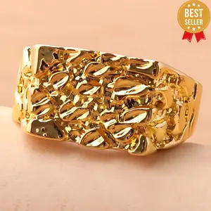 1 Simple, strong and elegant men's ring. Nugget rings nugget ring