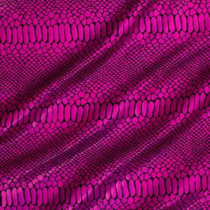 Fever Snake Foil Stretch Nylon Spandex Fabric | Spandex Palace