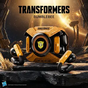 [TRANSFORMERS TF-T93 ]8d sounds headphones Game earbuds wireless Open-Ear Bt6.0 Earbuds, 12mm Deep Bass,  Lightweight All-Day Comfort, Fast Charging, Stable Connection, Compatible with iPhone, Android, PC and Laptops,Alloy Headphone,tiktokshopcreatorpicks