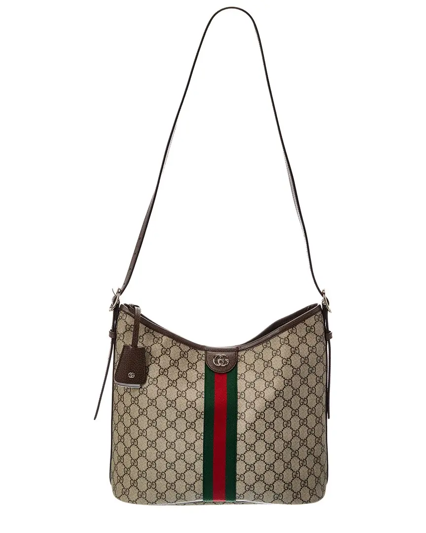 Gucci Ophidia Large GG Supreme Canvas & Leather Tote
