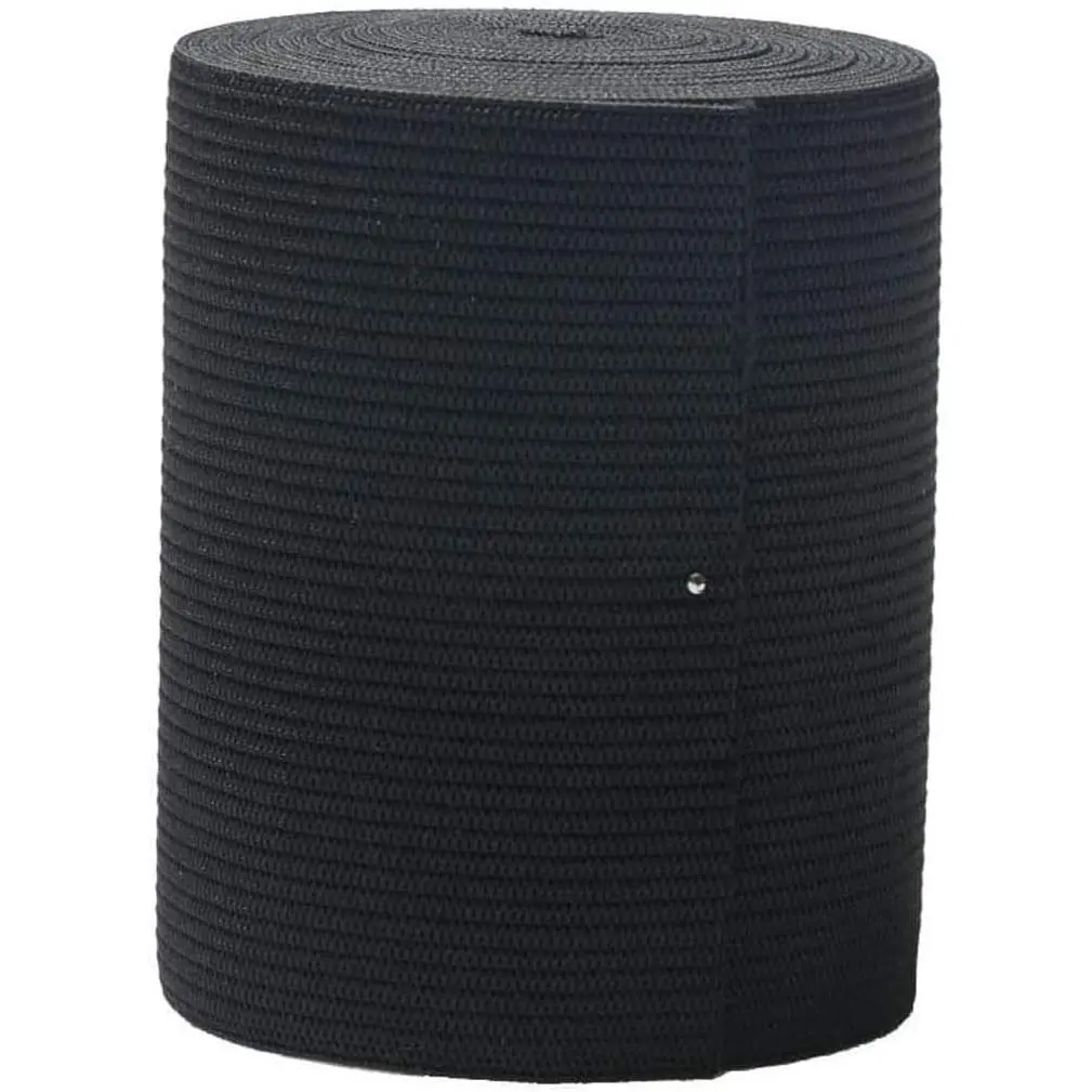 3-inch Wide Black Heavy Knit Stretch Elastic Band 3 Yards Sewing Knit Elastic Spool