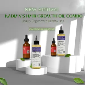 Kadian's High-Protein & Regular Hair Growth Oil Combo for Faster Growth & Prevention of Breakage Essential for Hair Strength & Health Haircare Repair