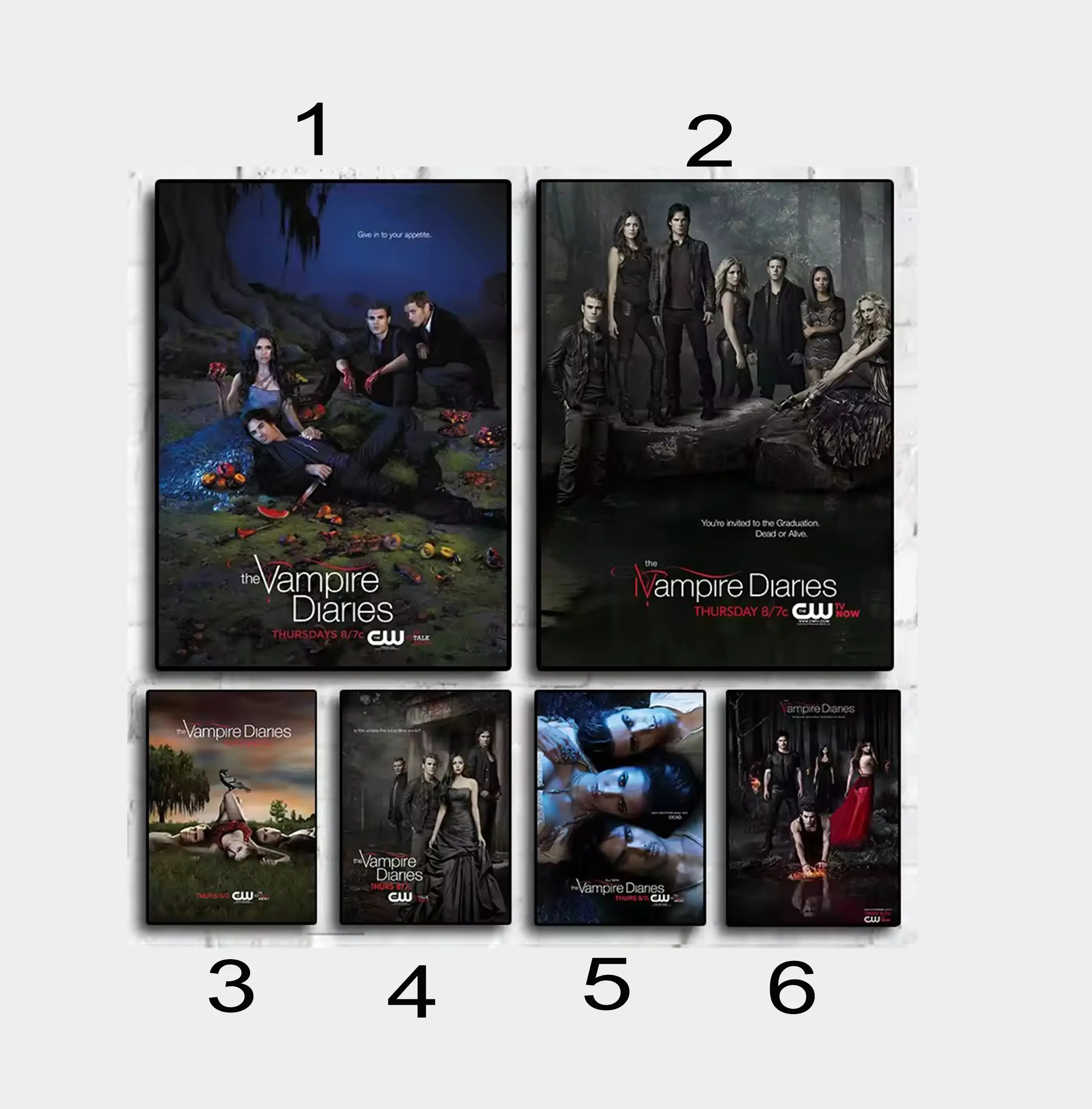Classic Movie The Vampire Diaries Poster