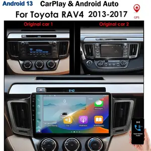 [Hizpo] Android Auto Radio Multimedia for Toyota RAV 4 RAV4 2013 2014 2015 2016 2017 Carplay GPS Car Stereo Audio Player Navi WIFI