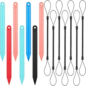 Replacement Stylus Drawing Pen and Lanyard Set for LCD Writing Tablet 4.7 Inch Colorful Drawing Tablet,  Painting Pads, Doodle Board (7 Pack Stylus Pens and 7 Lanyards)