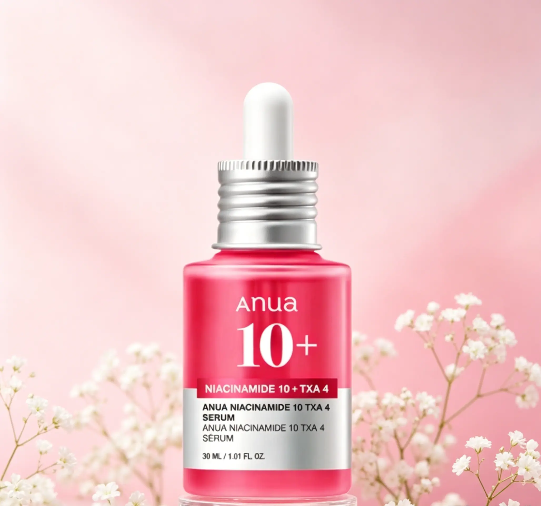 Anua Dual-Act Brightening Serum (10% Niacinamide + 4% TXA), Fade Spots & Reveal Glass Skin Radiance