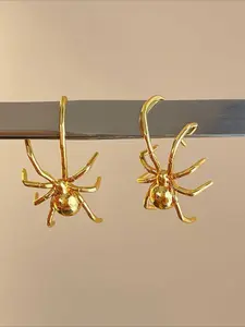 These Silver Spider Earrings Hit DIFFERENT Total Edgy Baddie Vibes—chef’s Kiss for Halloween Festivals and Parties. They’re The Ultimate Viral Hit Gift for Your BFF or Fellow Alt Besties! Punk Style Earrings