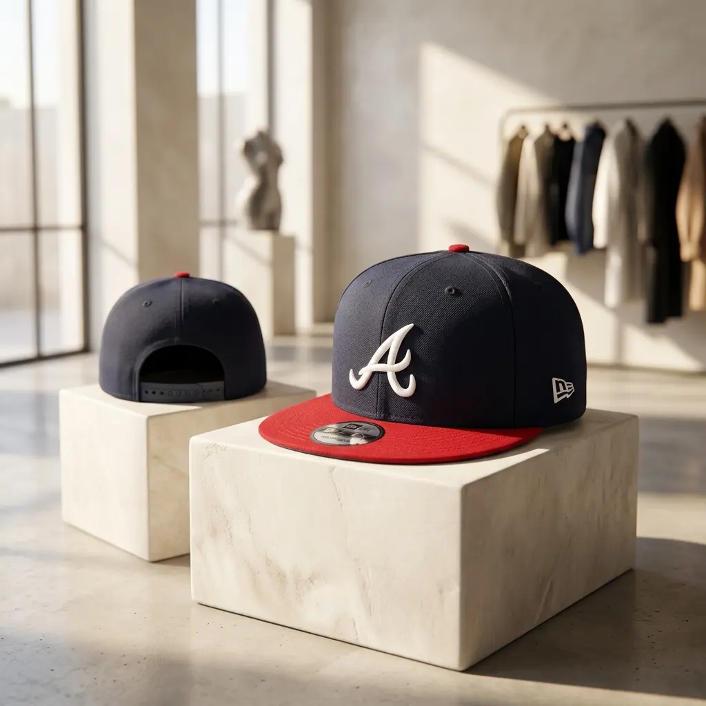 New Era NY & LA Snapback Baseball Cap Collection, Adjustable Flat Brim Embroidered Streetwear Hats for Men and Women, Multiple Colors