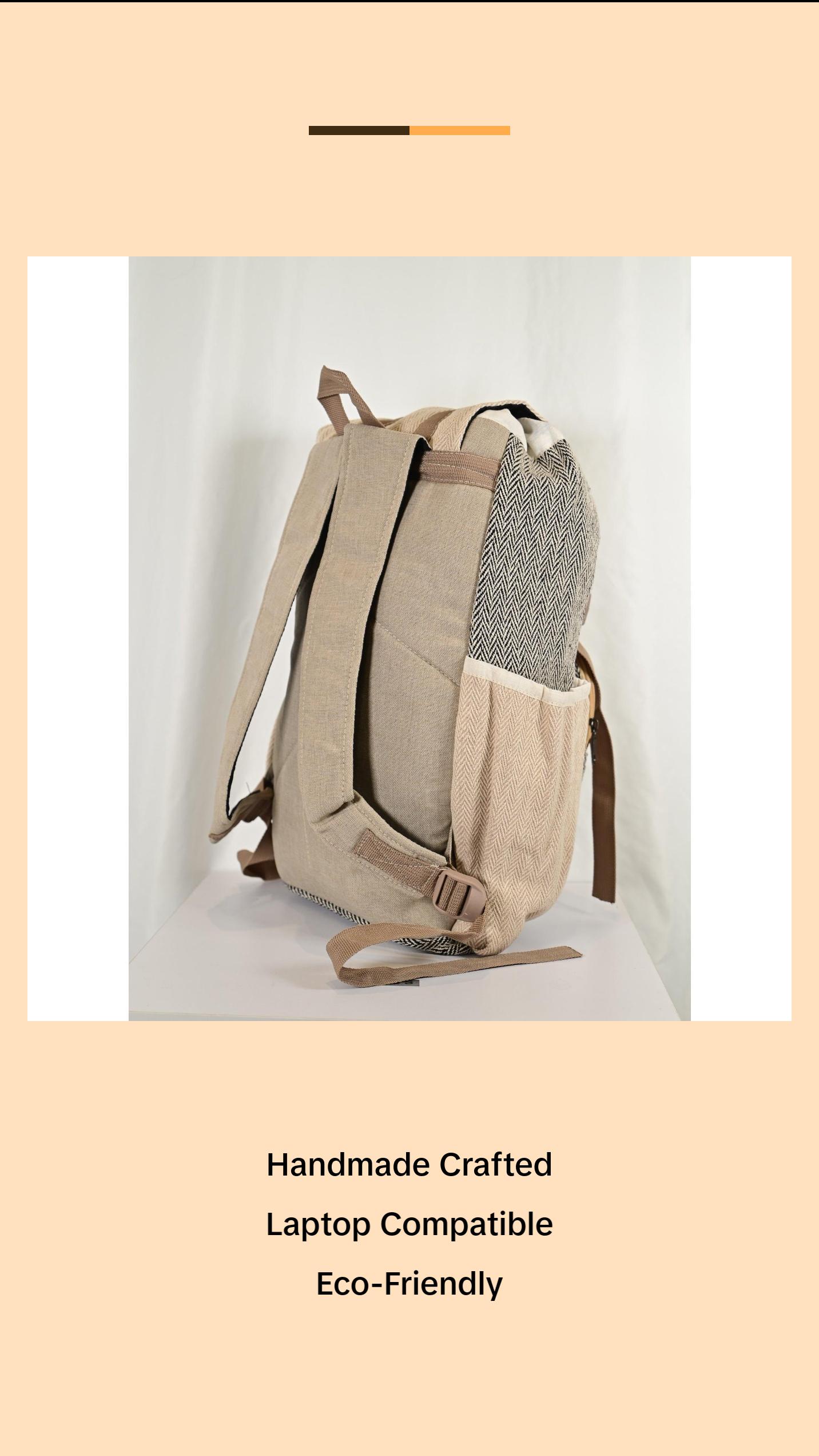 Hemp backpack