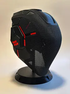 Tron Ares Inspired LED Helmet – 3D Printed Light Up Cosplay Helmet with USB Power Bank Lighting System