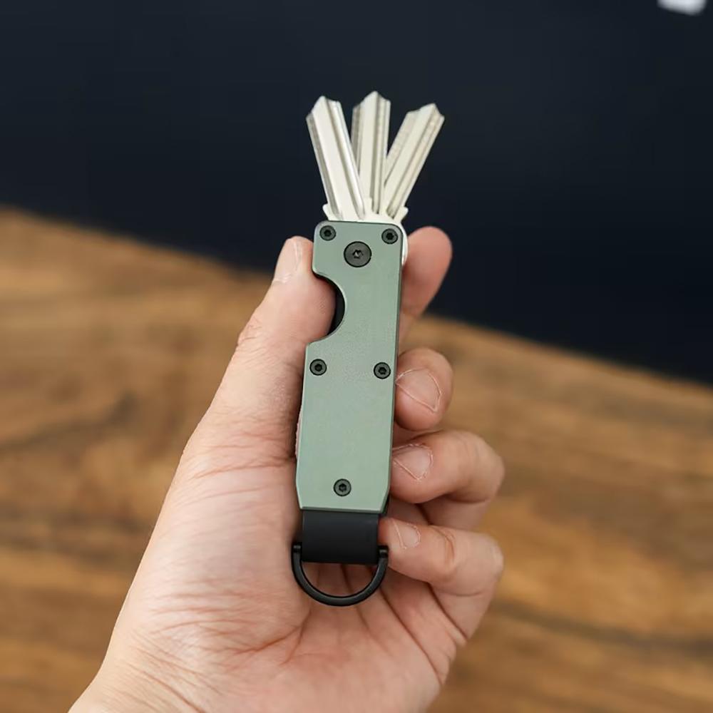 Minimalist Innovative Keyholder, Compact Keys Organizer, Multifunctional Smart Durable Car Key Chain, Fashion Accessories, With Key Case, For Key Holder Secures 1-5 Keys, Easy To Carry, Versatile Accessories