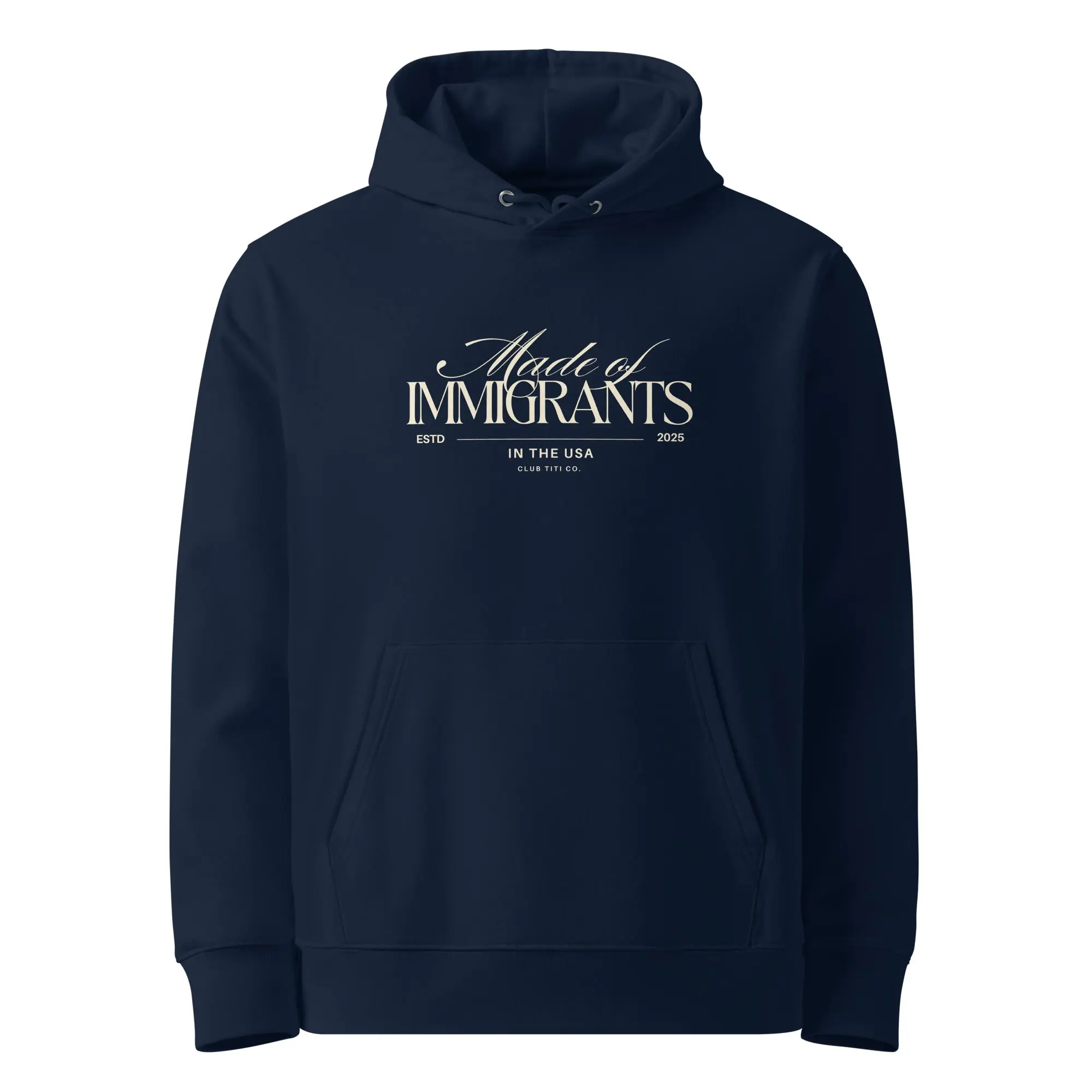 Made of Immigrants Unisex Hoodie Cremita Design