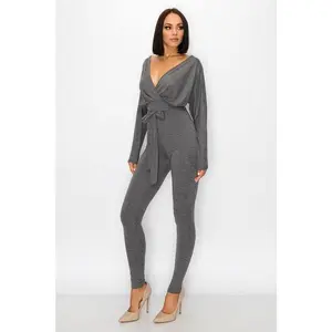 Mira V-neck Jumpsuit Long Sleeve Womenswear