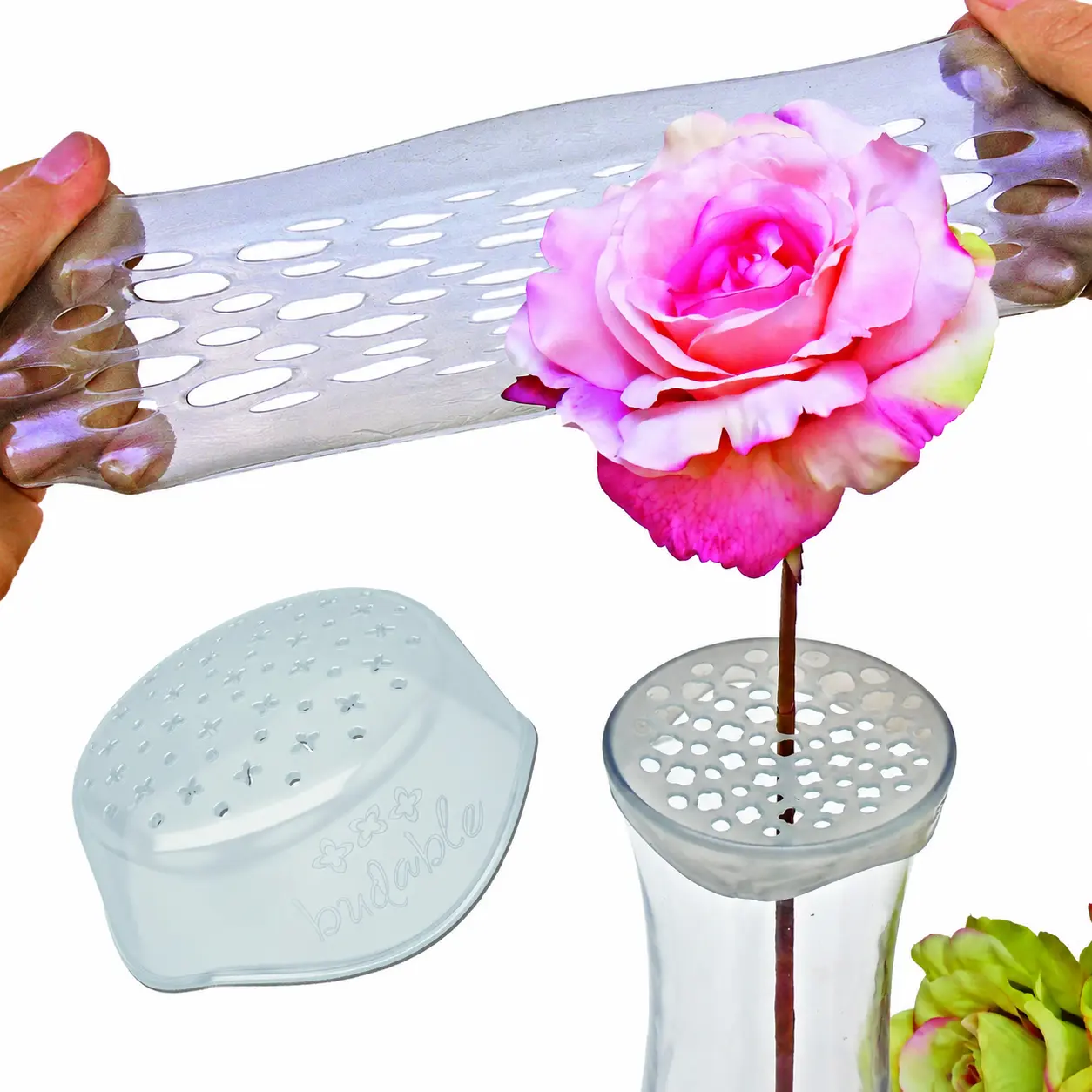 2 Pack Silicone Flower Arrangement Grid, Reusable Flexible Vase Flower Frog Holder, Bouquet Arranging Tool for Floral DIY