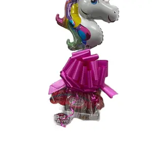 Pony Easter Basket - Colorful Mane with Pink Bow, Includes "Pink Alive" Design, Ideal for Easter Celebrations