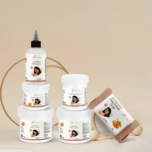 Byenblan Turmeric Brightening Skincare Set - 6-Product Medium Kit for Skin Tone Correction, Dark Spot Reduction