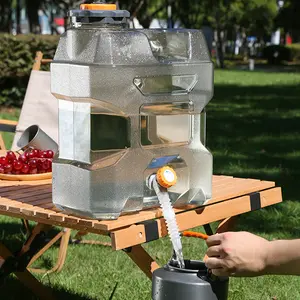 18L Faucet-equipped Car Camping Water Tank for Self-driving Tours